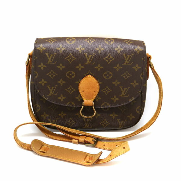 a2008789 2 Louis Vuitton Saint Cloud Shoulder Bag Monogram Canvas Brown