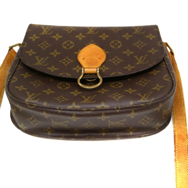 a2008789 6 Louis Vuitton Saint Cloud Shoulder Bag Monogram Canvas Brown