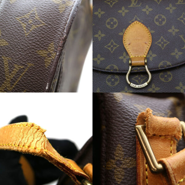 a2008789 7 Louis Vuitton Saint Cloud Shoulder Bag Monogram Canvas Brown