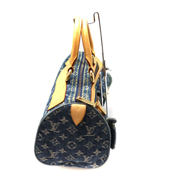 a21 1111 4 Louis Vuitton Neo Speedy Handbag Monogram Denim Blue