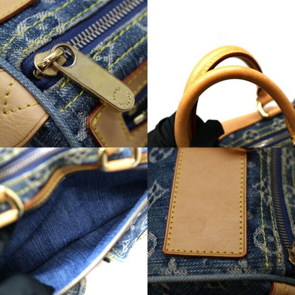 a21 1111 8 Louis Vuitton Neo Speedy Handbag Monogram Denim Blue