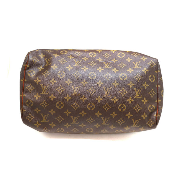 a21 1118 6 Louis Vuitton Speedy 35 Handbag Monogram Canvas Brown