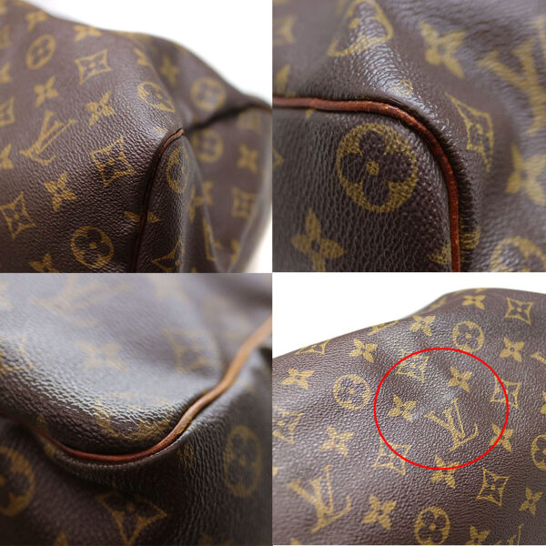 a21 1118 7 Louis Vuitton Speedy 35 Handbag Monogram Canvas Brown