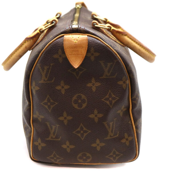 a21 1151 3 Louis Vuitton Speedy 25 Handbag Monogram Canvas Brown