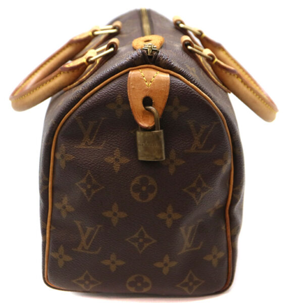 a21 1151 4 Louis Vuitton Speedy 25 Handbag Monogram Canvas Brown