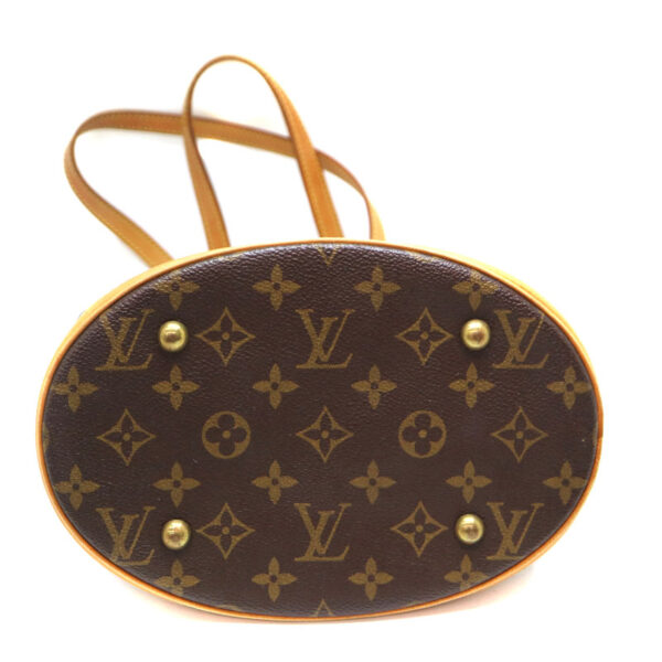 a21 1211 6 Louis Vuitton Bucket PM Shoulder Bag Monogram Canvas Brown