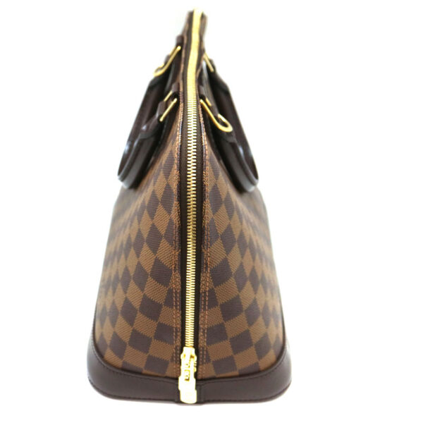 a21 1274 4 Louis Vuitton Alma Handbag Damier Canvas Ebene Brown