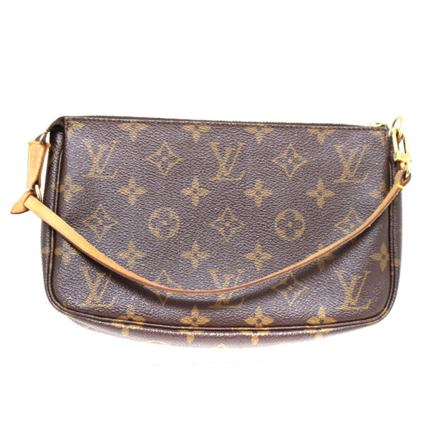 a21 130 3 Louis Vuitton Pochette Accessory Pouch Monogram Canvas Brown