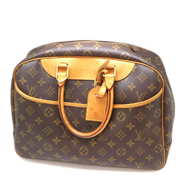 a21 1339 2 Louis Vuitton Bowling Vanity Handbag Monogram Canvas Brown