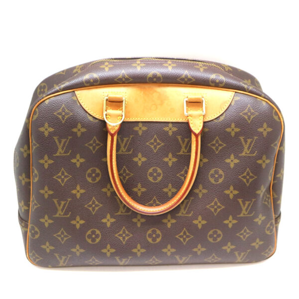 a21 1339 3 Louis Vuitton Bowling Vanity Handbag Monogram Canvas Brown