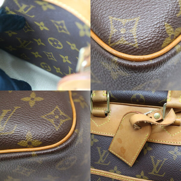 a21 1339 7 Louis Vuitton Bowling Vanity Handbag Monogram Canvas Brown