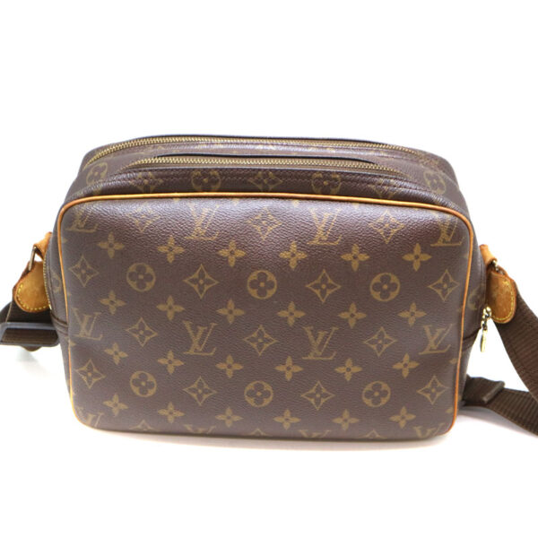 a21 1450 3 Louis Vuitton Reporter PM Shoulder Bag Monogram Canvas Brown