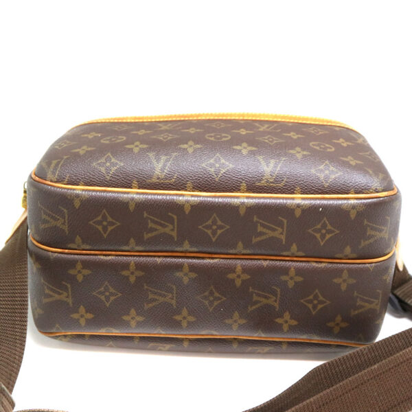 a21 1450 6 Louis Vuitton Reporter PM Shoulder Bag Monogram Canvas Brown