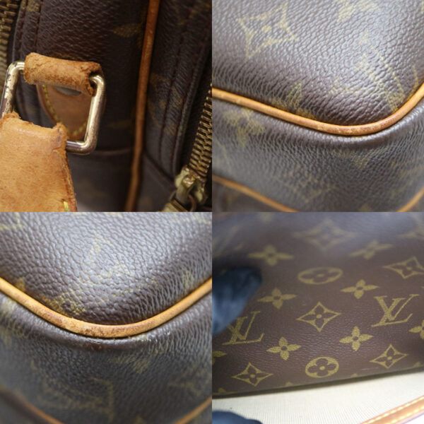 a21 1450 7 Louis Vuitton Reporter PM Shoulder Bag Monogram Canvas Brown