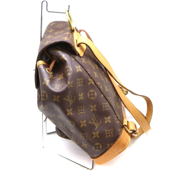 a21 1464 5 Louis Vuitton Monsouris MM Rucksack Monogram Canvas Brown