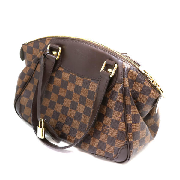 a21 171 1 Louis Vuitton Verona PM Shoulder Bag Damier Canvas Ebene Brown