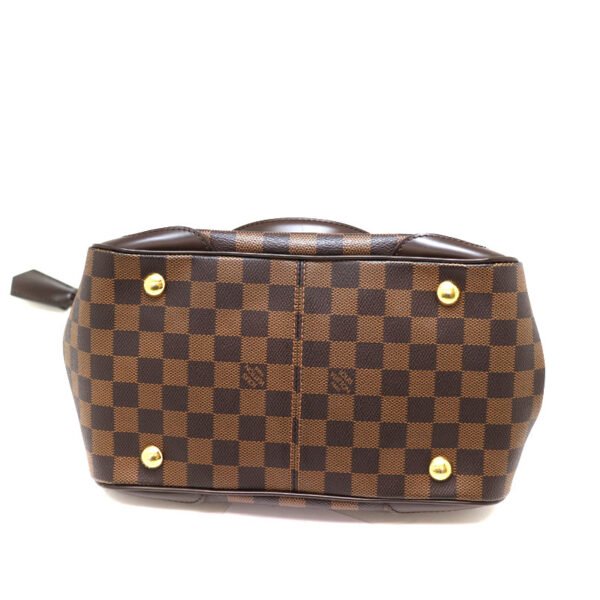 a21 171 6 Louis Vuitton Verona PM Shoulder Bag Damier Canvas Ebene Brown