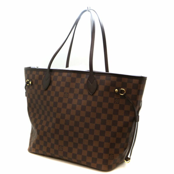 a21 1757 1 Louis Vuitton Neverfull MM Tote Bag Damier Canvas Ebene Brown