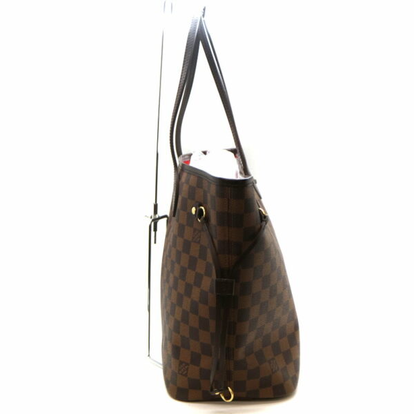 a21 1757 5 Louis Vuitton Neverfull MM Tote Bag Damier Canvas Ebene Brown