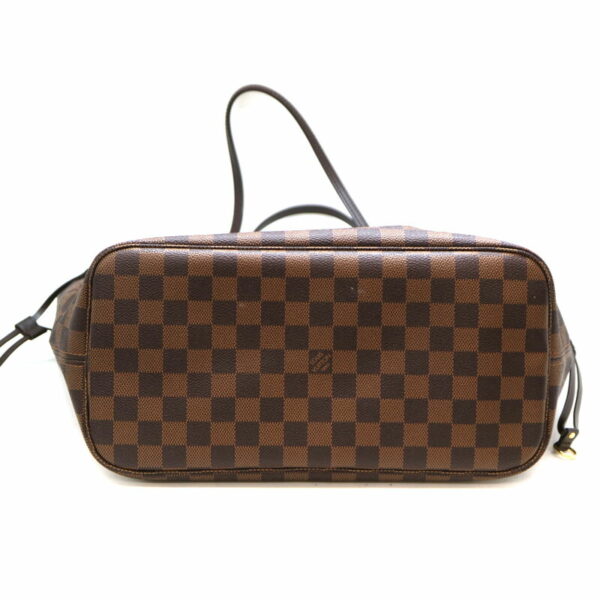 a21 1757 6 Louis Vuitton Neverfull MM Tote Bag Damier Canvas Ebene Brown