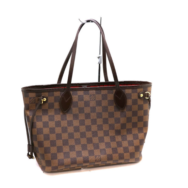 a21 1937 2 Louis Vuitton Neverfull PM Tote Bag Damier Canvas Ebene Brown