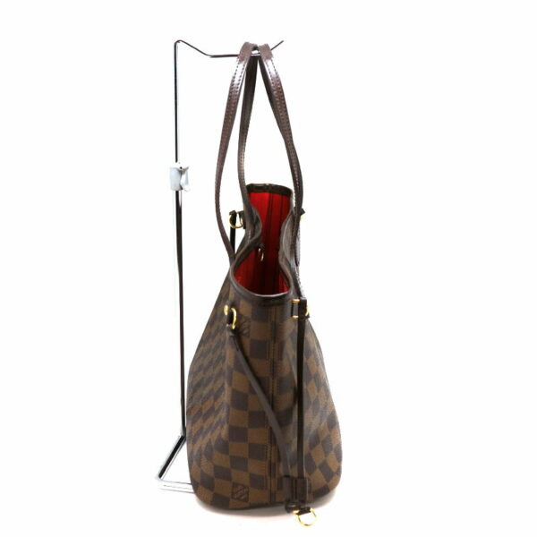 a21 1937 5 Louis Vuitton Neverfull PM Tote Bag Damier Canvas Ebene Brown