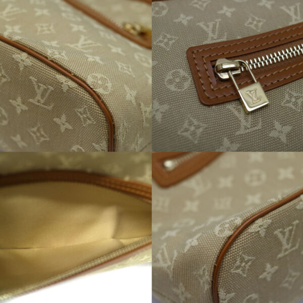 a21 1965 9 Louis Vuitton Ruche PM Handbag Monogram Mini Beige