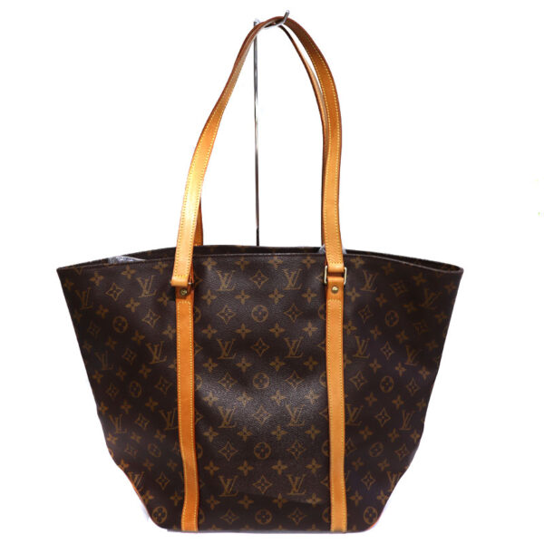 a21 1980 4 Louis Vuitton Shopping Bag Monogram Canvas Brown