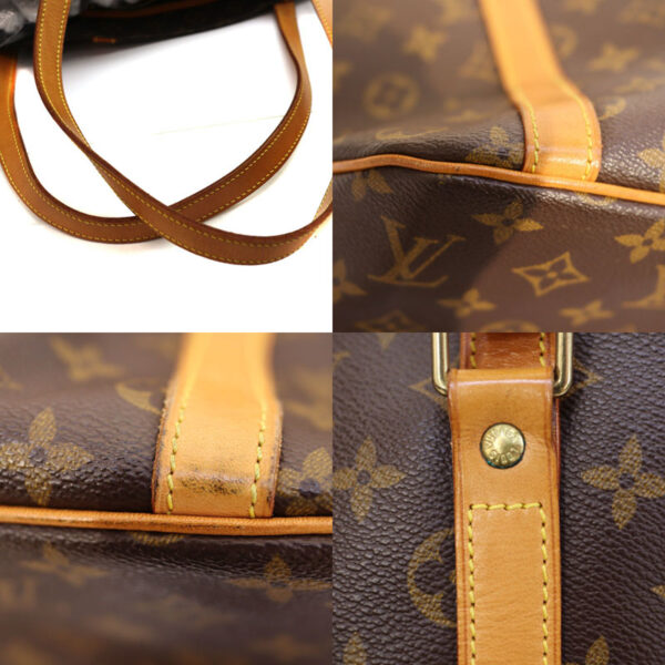 a21 1980 8 Louis Vuitton Shopping Bag Monogram Canvas Brown