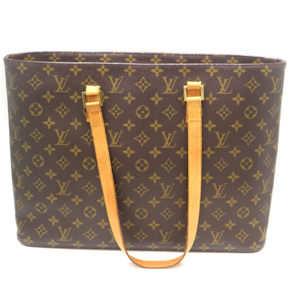 a21 1995 2 Louis Vuitton Luco Shoulder Bag Monogram Canvas Brown