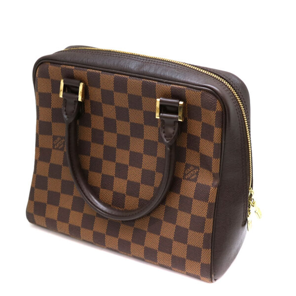 a21 2067 1 Louis Vuitton Brera Handbag Damier Canvas Ebene Brown