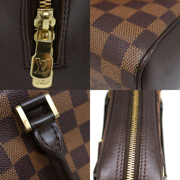 a21 2067 7 Louis Vuitton Brera Handbag Damier Canvas Ebene Brown