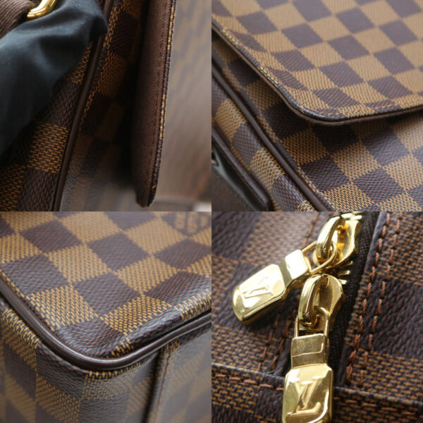 a21 2152 7 Louis Vuitton Shelton MM Shoulder Bag Damier Canvas Ebene Brown