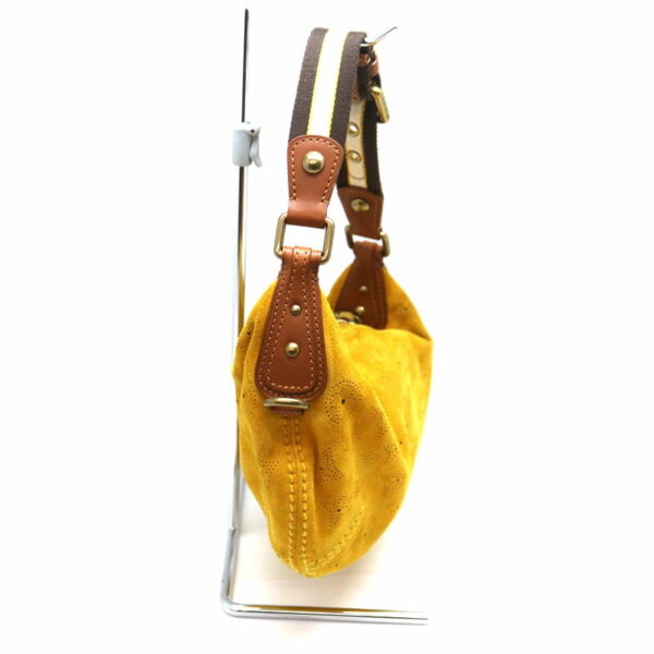 a21 2184 5 Louis Vuitton Onata PM Shoulder Bag Mahina Suede Mustard Yellow