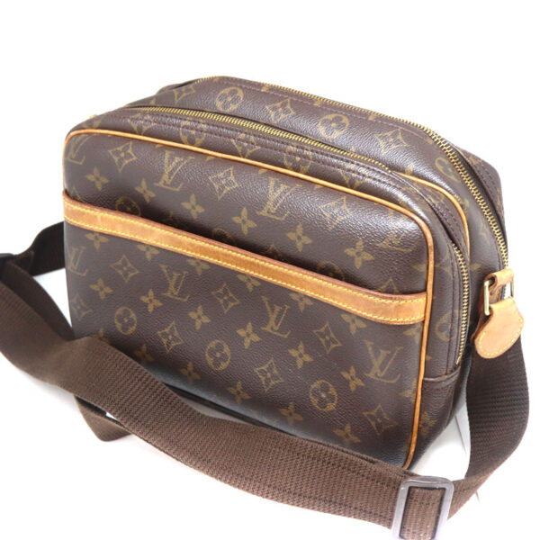 a21 223 1 Louis Vuitton Reporter PM Shoulder Bag Monogram Canvas Brown