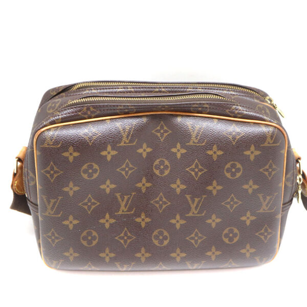 a21 223 3 Louis Vuitton Reporter PM Shoulder Bag Monogram Canvas Brown