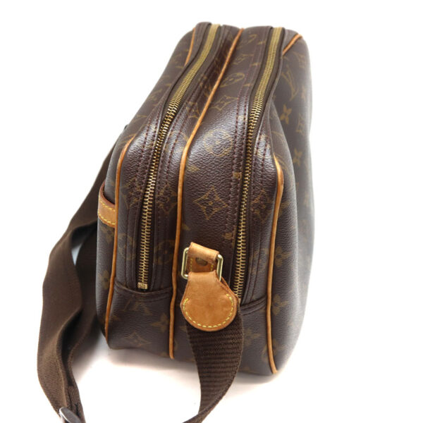 a21 223 5 Louis Vuitton Reporter PM Shoulder Bag Monogram Canvas Brown