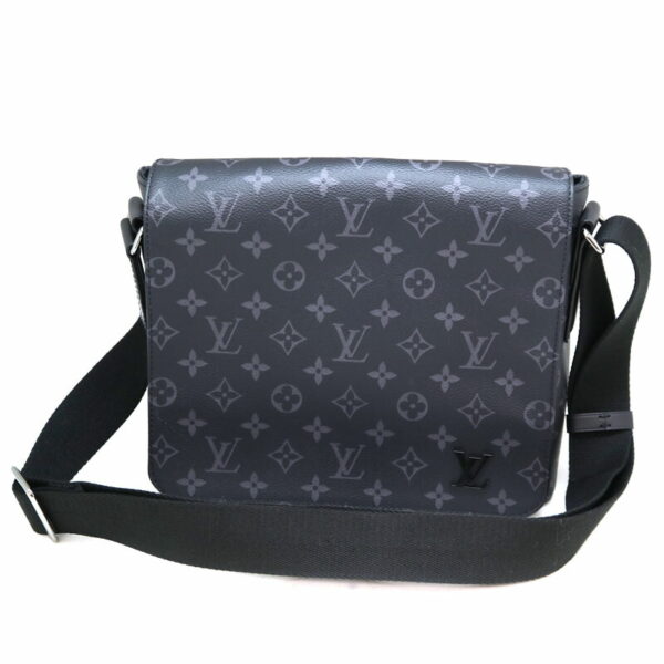 a21 2264 2 Louis Vuitton District PM NM Shoulder Bag Monogram Eclipse Gray