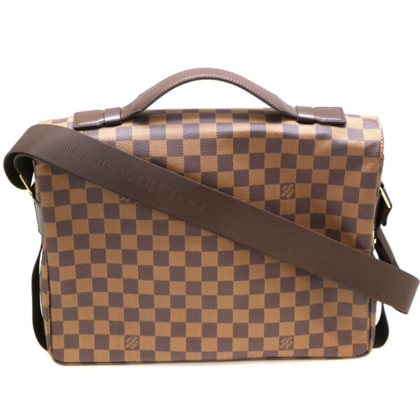 a21 2348 4 Louis Vuitton Broadway Shoulder Bag Damier Canvas Ebene Brown