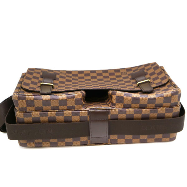 a21 2348 7 Louis Vuitton Broadway Shoulder Bag Damier Canvas Ebene Brown