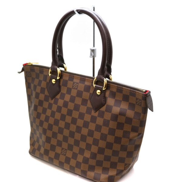 a21 2397 1 Louis Vuitton Saleya PM Tote Bag Damier Canvas Ebene Brown