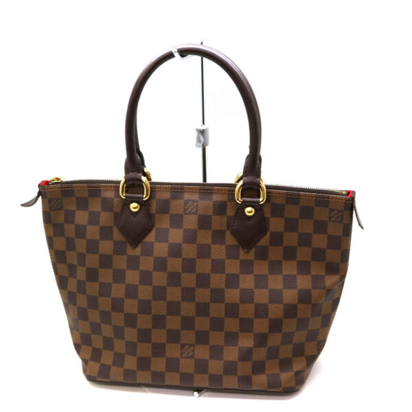 a21 2397 2 Louis Vuitton Saleya PM Tote Bag Damier Canvas Ebene Brown