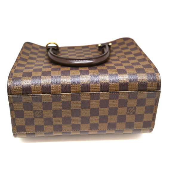 a21 2435 7 Louis Vuitton Triana Handbag Damier Canvas Ebene Brown