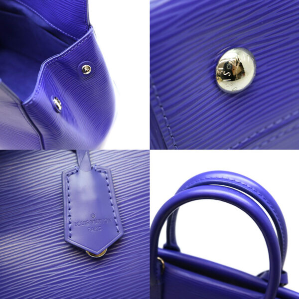 a21 2473 7 Louis Vuitton Marly BB Epi Leather Handbag Shoulder Bag Fig Purple