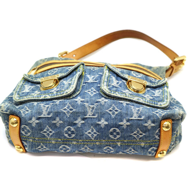 a21 2733 6 Louis Vuitton Baggy PM Handbag Denim Blue