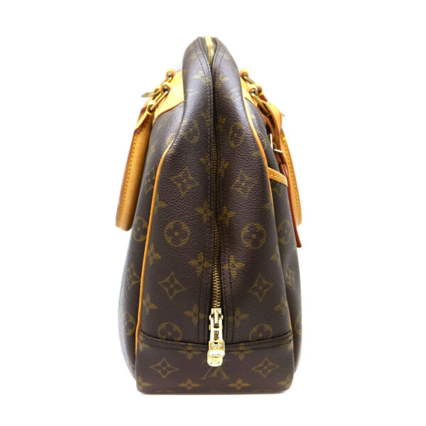 a21 2894 5 Louis Vuitton Bowling Vanity Handbag Monogram Brown