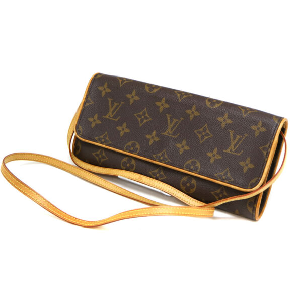 a21 2895 1 Louis Vuitton Pochette Twin GM Shoulder Bag Monogram Brown