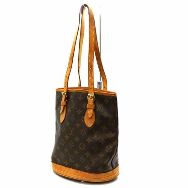 a21 2933 1 Louis Vuitton Bucket PM Shoulder Bag Monogram Brown