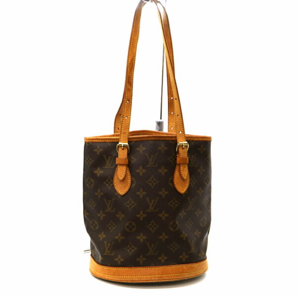 a21 2933 3 Louis Vuitton Bucket PM Shoulder Bag Monogram Brown