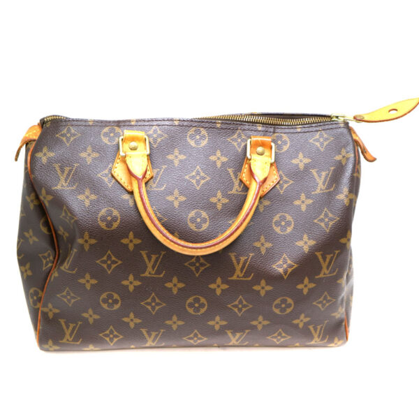 a21 3004 2 Louis Vuitton Speedy 30 Handbag Monogram Brown